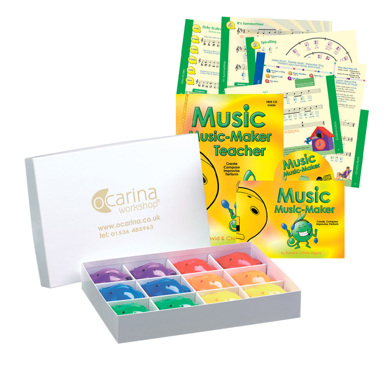 Ocarina Workshop Music Music-Maker starter box with teacher book