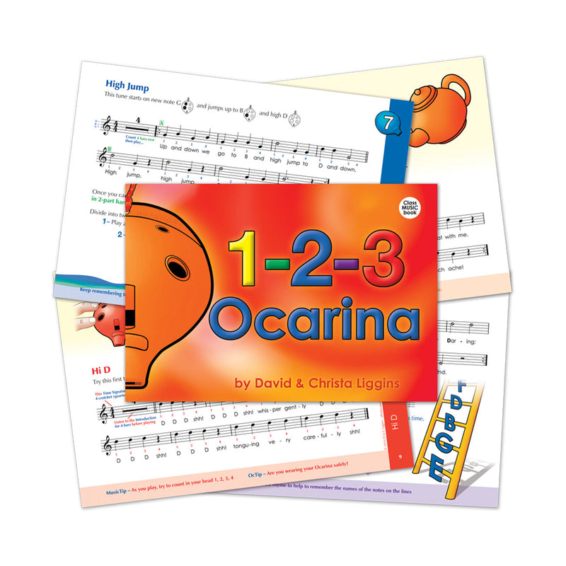 Ocarina Workshop 1-2-3 Ocarina starter box with teacher book
