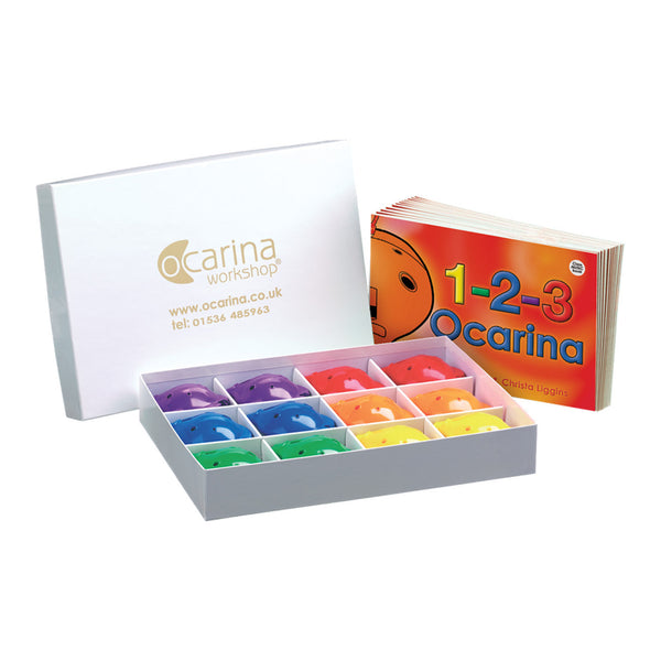 Ocarina Workshop 1-2-3 Ocarina starter box with teacher book