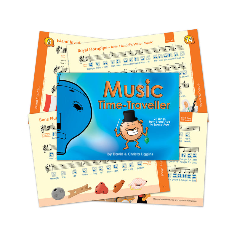 Ocarina Workshop Music Time-Traveller starter box with teacher book