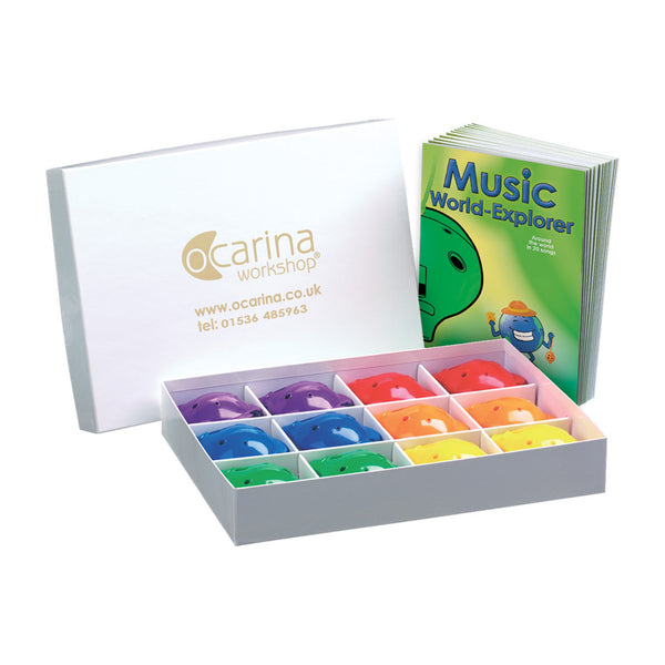 Ocarina Workshop Music World-Explorer starter box with teacher book