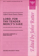 Rutter Lord, for thy tender mercy's sake: Vocal score