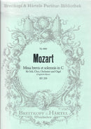 Missa brevis in C major K. 259 (Organ Solo Mass) - Full score only