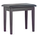 Stagg Fixed Height Piano Stool With Music Storage - Matt Rosewood