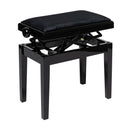 Stagg PBH390-BKP hydraulic piano bench - Velvet