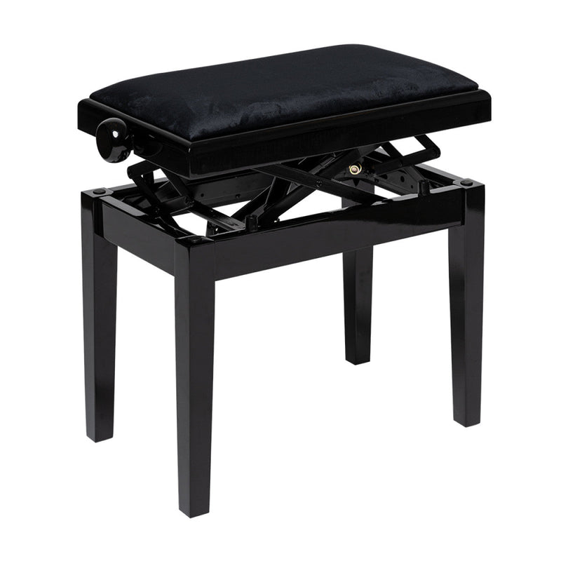 Stagg PBH390-BKP hydraulic piano bench - Velvet