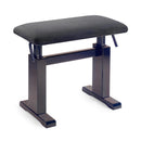Stagg PBH780 hydraulic height adjustable piano stool - Black gloss, black velvet