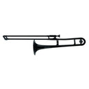 Pbone Plastic B♭ Tenor Trombone - Black