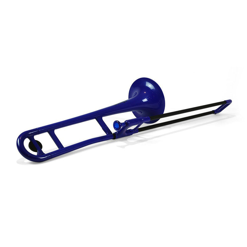 Pbone Plastic B♭ Tenor Trombone - Blue