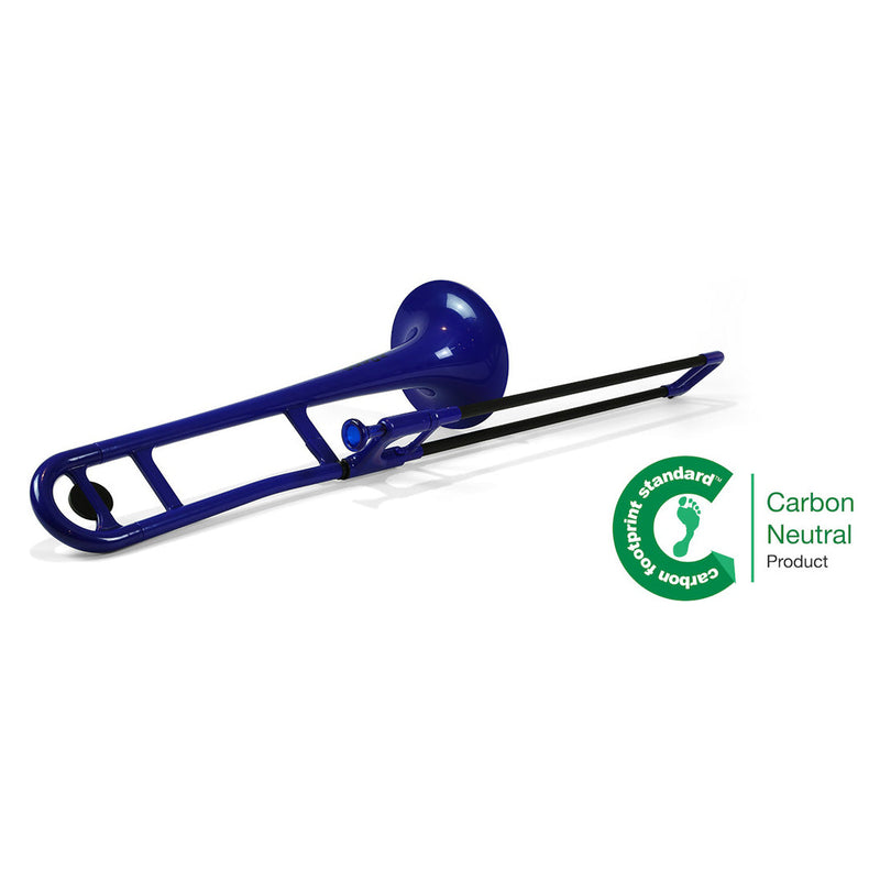 Pbone Plastic B♭ Tenor Trombone - Blue