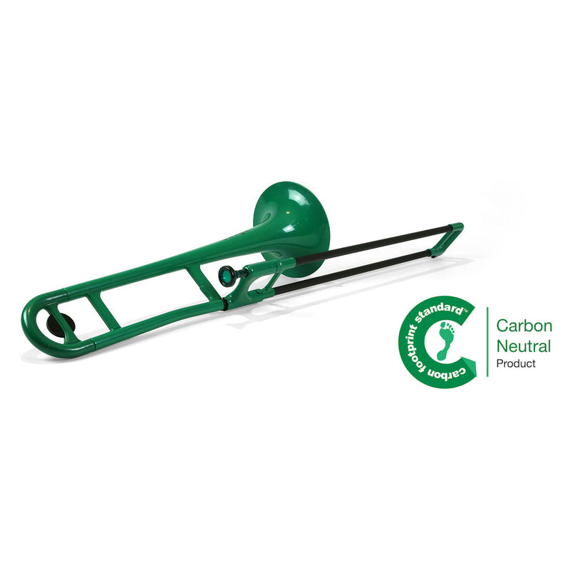 Pbone Plastic B♭ Tenor Trombone - Green