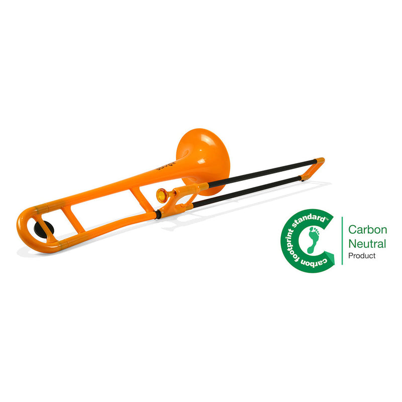 Pbone Plastic B♭ Tenor Trombone - Orange