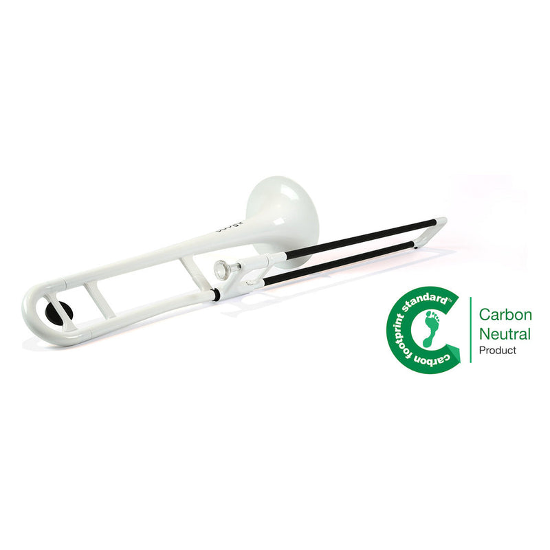 Pbone Plastic B♭ Tenor Trombone - White