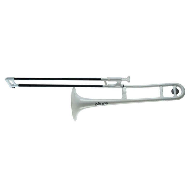Pbone Plastic B♭ Tenor Trombone - White