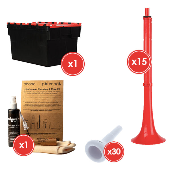 pBuzz plastic extendable starter instrument - 15 pack