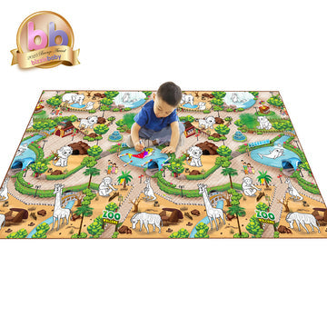 XL Colour and Wipe Zoo Play Mat (200x120cm)