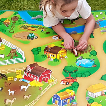 Farm Play Mat 200x120cm