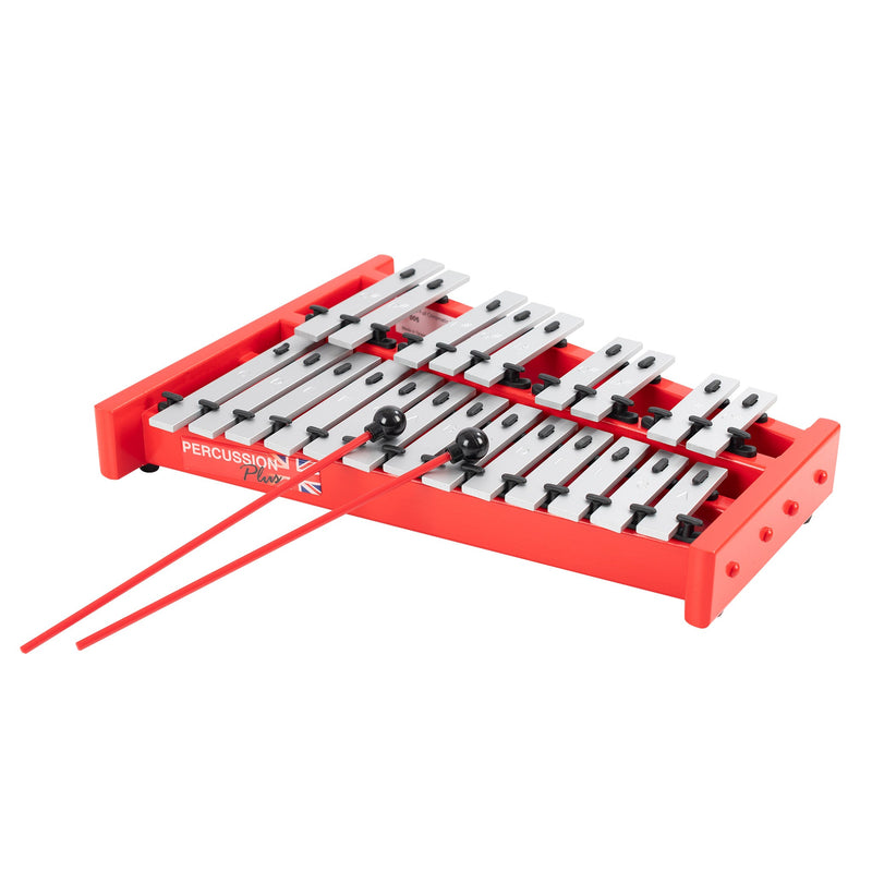 Percussion Plus Classic Red Box Soprano Glockenspiel - 1.5 Octave