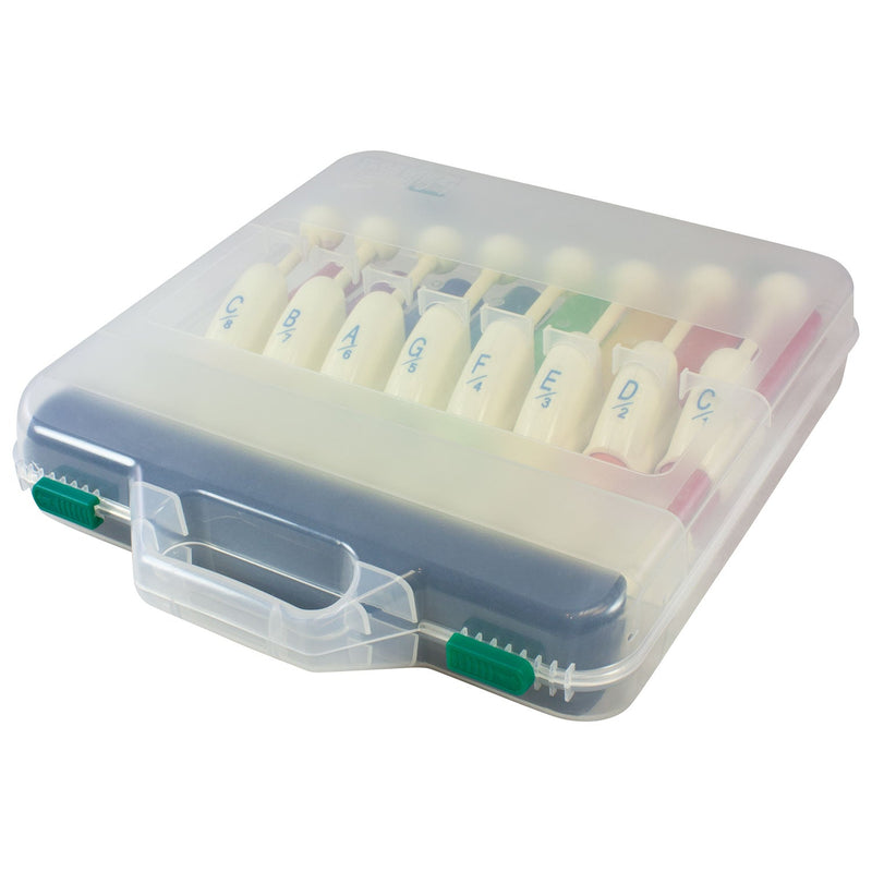 Like New Percussion Plus Pp015 Set Of 8 Coloured Hand Chimes