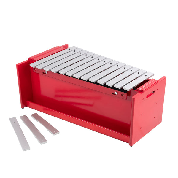 Percussion Plus Classic Red Box bass diatonic metallophone