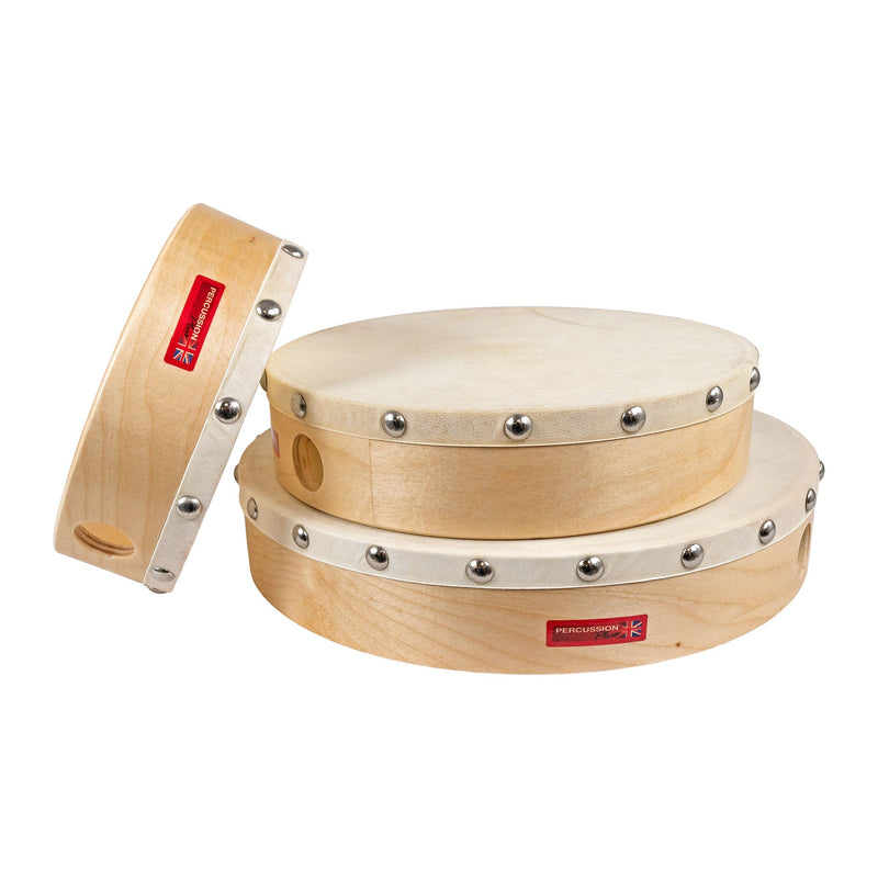Percussion Plus Wood Shell Tambour - 10"