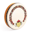 Percussion Plus bodhran 18" Claddagh with bag, tipper and DVD