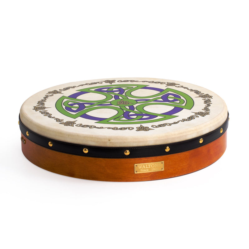 Percussion Plus bodhran 18" Brosna Cross with bag, tipper and DVD