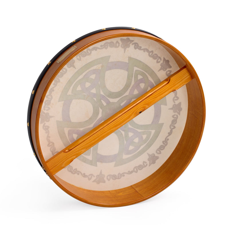 Percussion Plus bodhran 18" Brosna Cross with bag, tipper and DVD