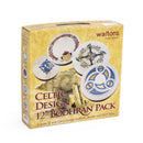 Percussion Plus bodhran 12" Claddagh with tipper and DVD