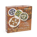 Percussion Plus bodhran 12" Gaelic Cross with tipper and DVD