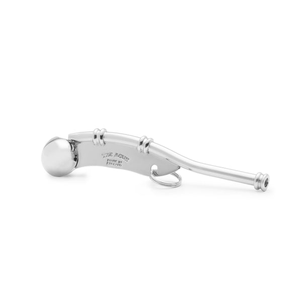 Acme brass boatswain pipe - nickel plated