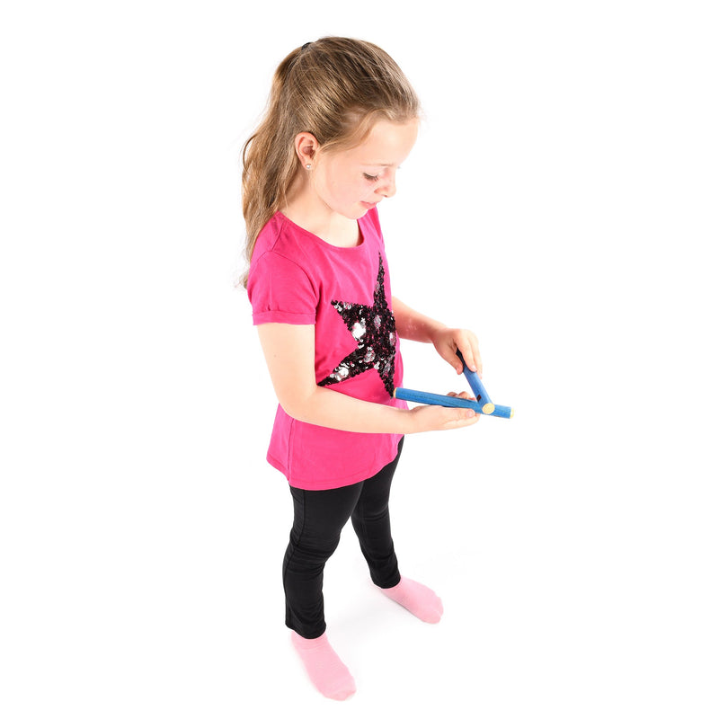 Percussion Plus Claves Pair - Blue