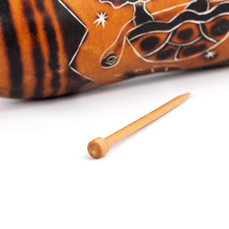 Percussion Plus Honestly Made Gourd guiro and shaker