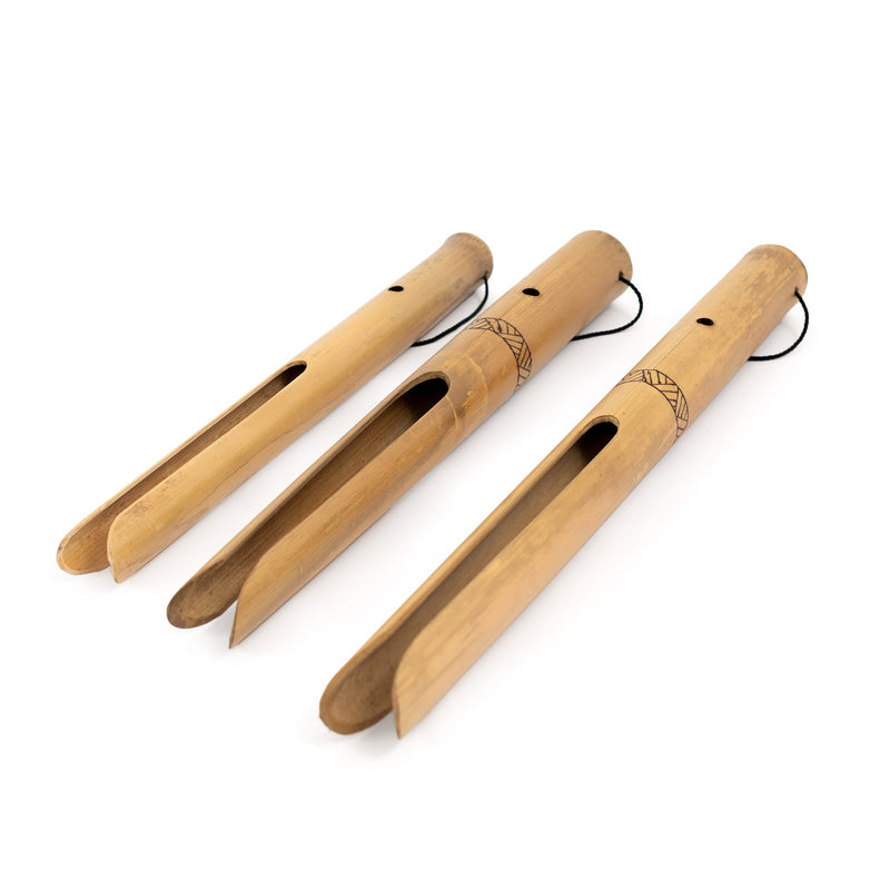 Percussion Plus Honestly Made set of three bamboo buzzers