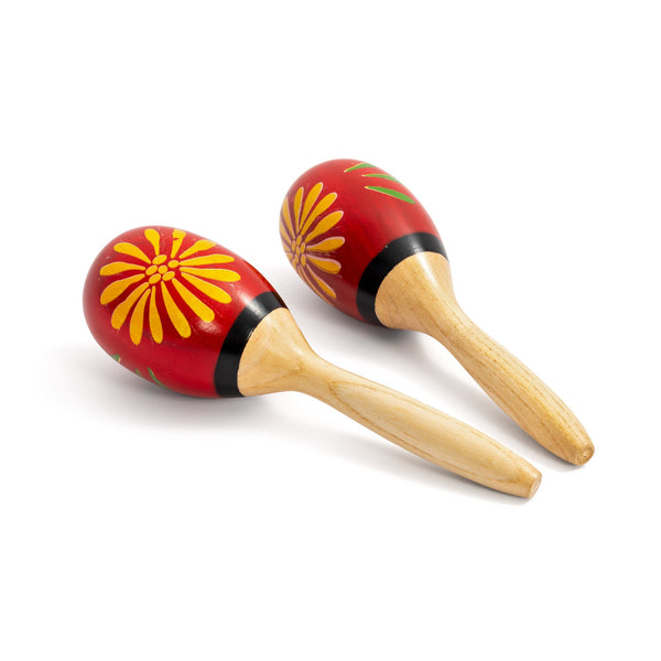Percussion Plus wooden maracas pair