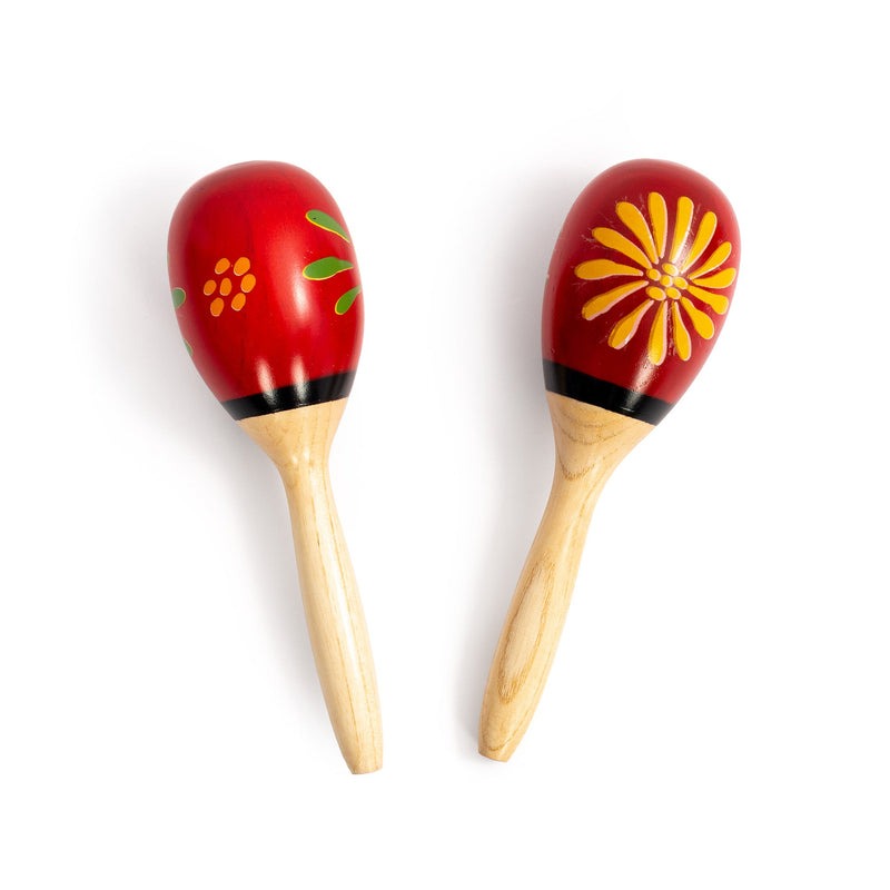 Percussion Plus wooden maracas pair