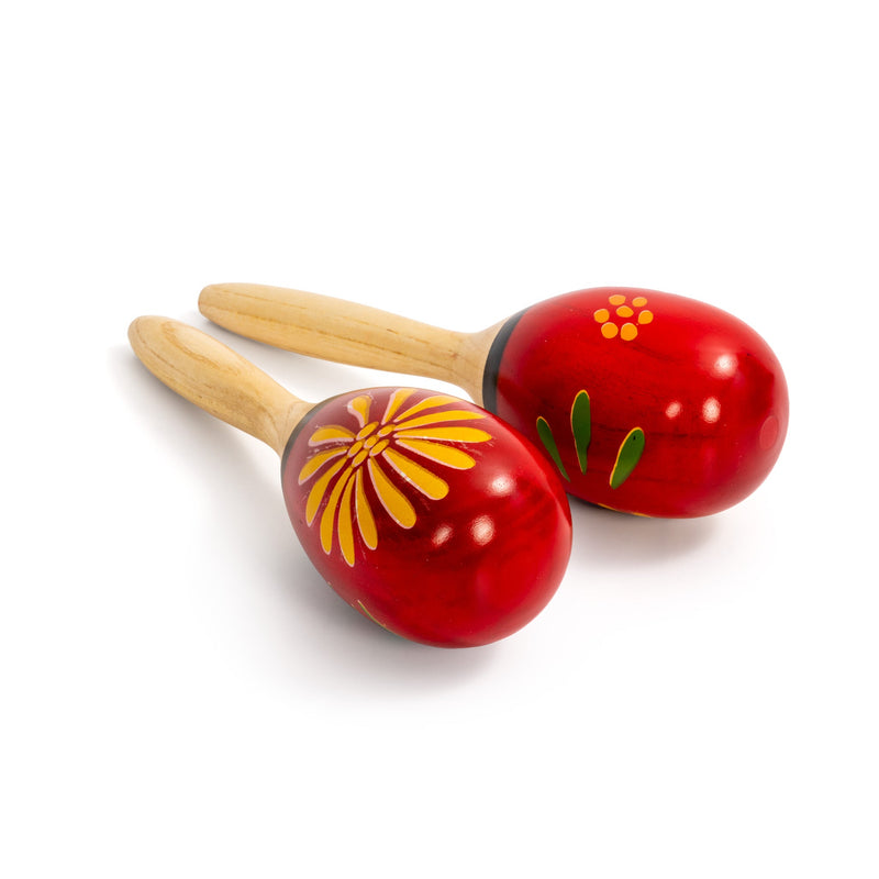 Percussion Plus wooden maracas pair