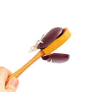 Percussion Plus wooden castanets with handle