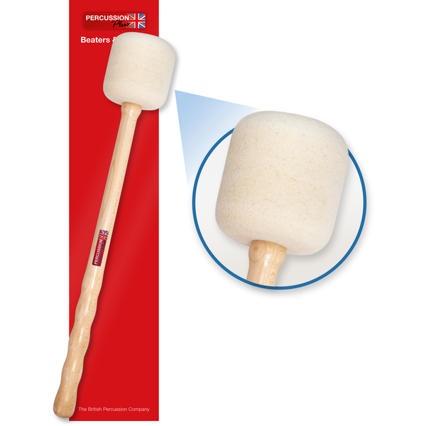 Percussion Plus Pp283 Felt Bass Drum Mallet - Hard