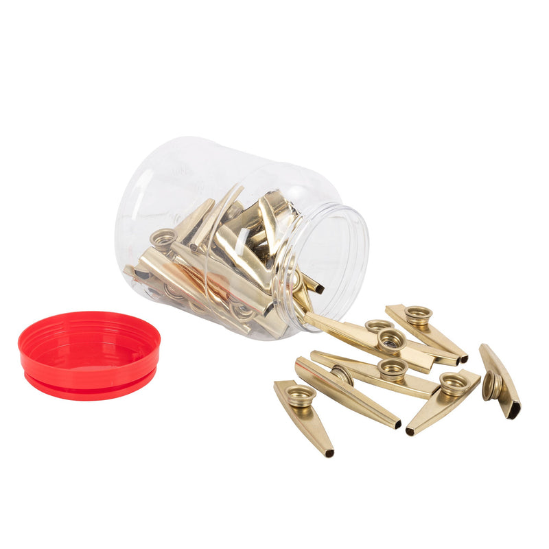 Percussion Plus Tub Of 30 Metal Kazoos