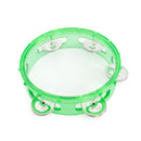 Percussion Plus 6" transparent tambourine - Green