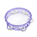 Percussion Plus 6" transparent tambourine - Purple