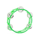 Percussion Plus 6" transparent tambourine - Green