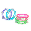 Percussion Plus 6" transparent headless tambourine - Pink