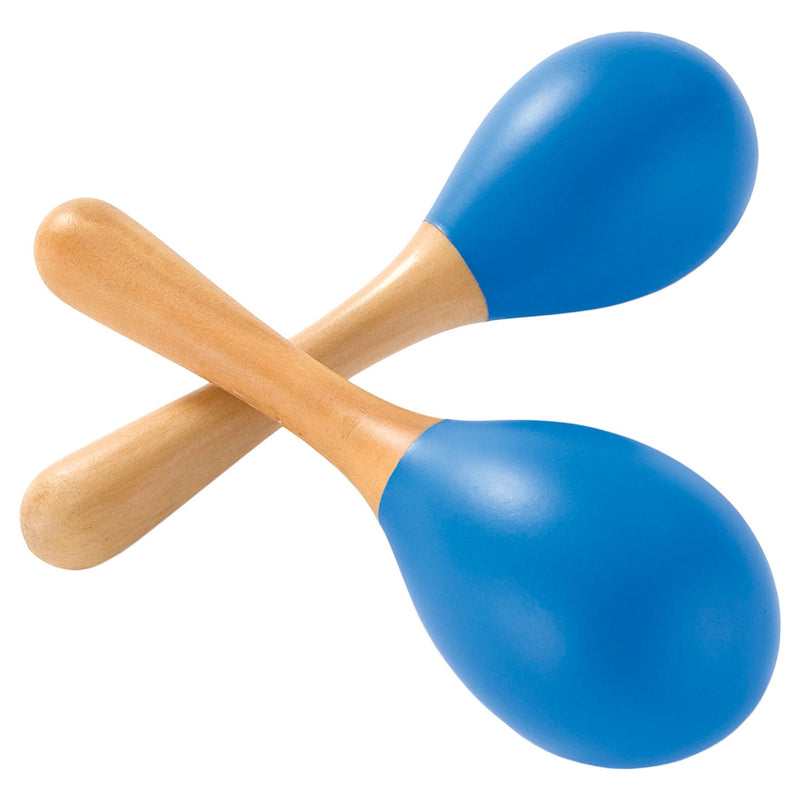 Percussion Plus Wooden Maracitos - Blue