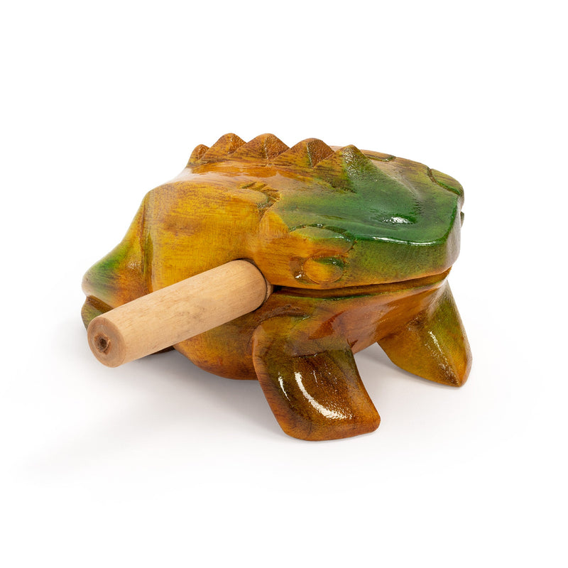 Percussion Plus Brown Frog Guiro With Scraper