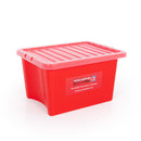 Plastic Storage Box With Lid - 32 Litres - 1 Box