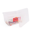 Clear plastic storage box - 31 litres