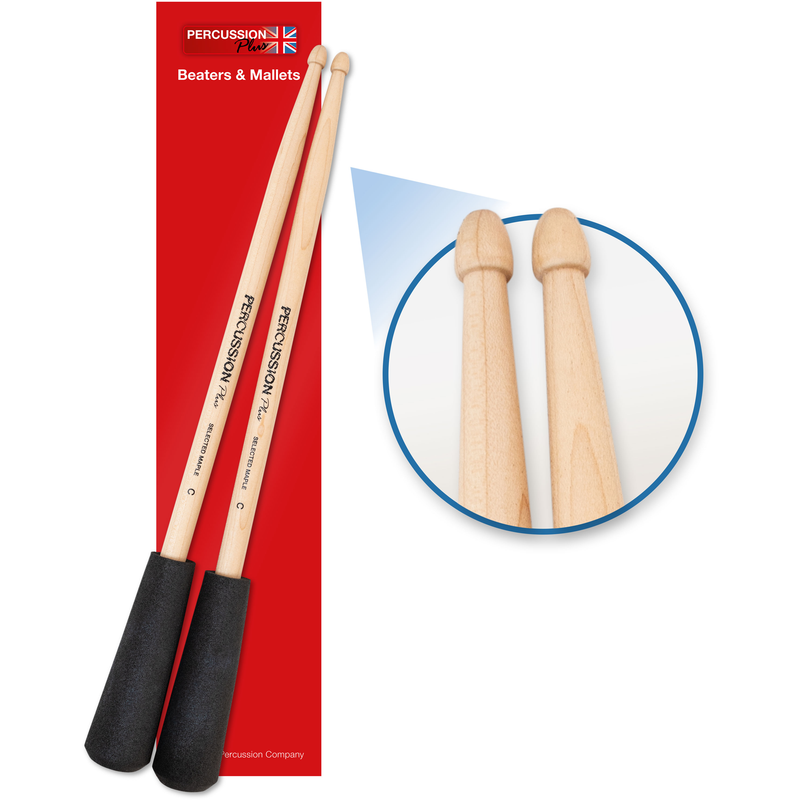 Percussion Plus Pp757 Easy Grip Drum Sticks - Size C