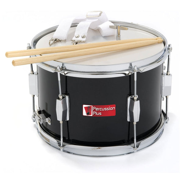 Percussion Plus Junior Marching Drum - Black